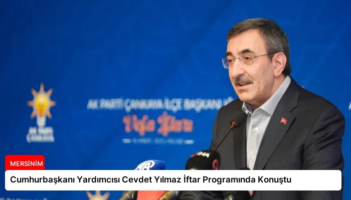 Cumhurbaşkanı Yardımcısı Cevdet Yılmaz İftar Programında Konuştu