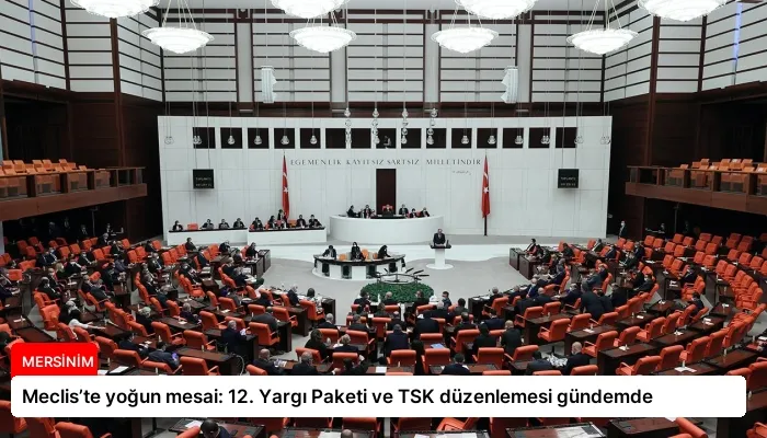 Meclis’te yoğun mesai: 12. Yargı Paketi ve TSK düzenlemesi gündemde