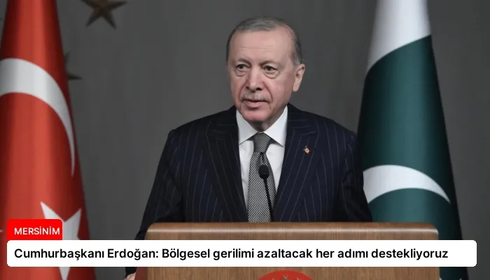 Cumhurbaşkanı Erdoğan: Bölgesel gerilimi azaltacak her adımı destekliyoruz