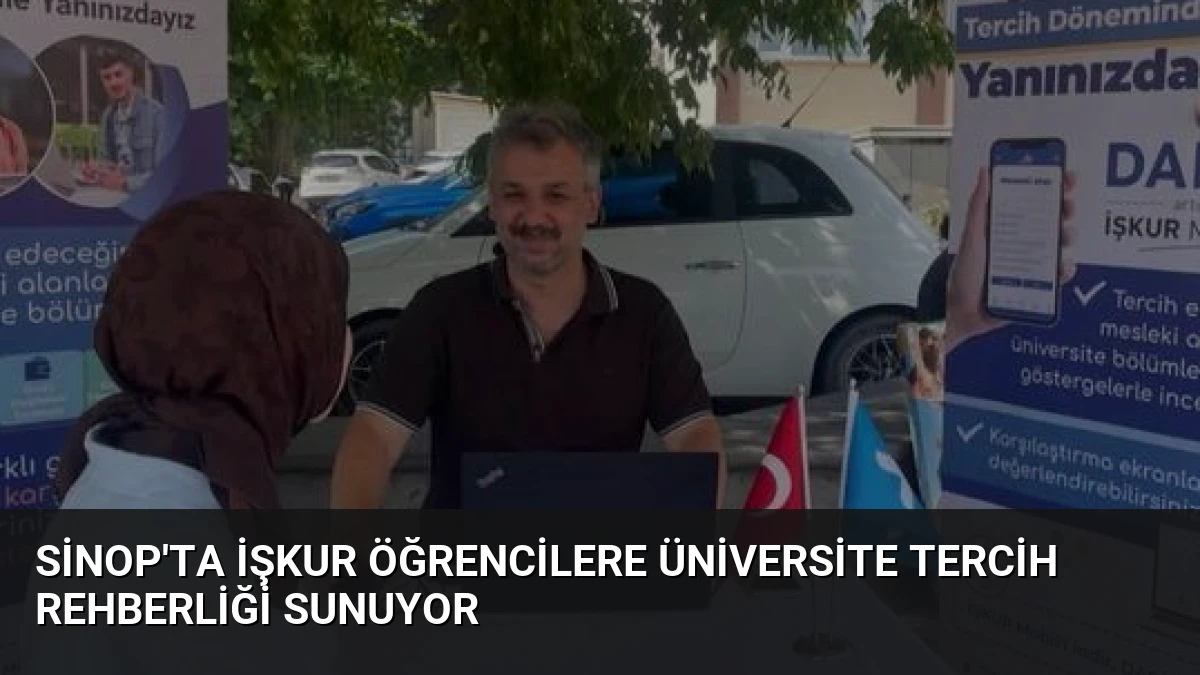 Sinop’ta İŞKUR Öğrencilere Üniversite Tercih Rehberliği Sunuyor