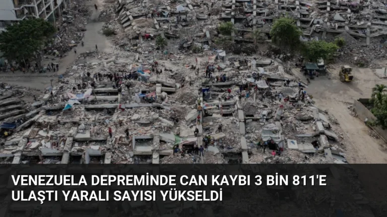 Venezuela Depreminde Can Kaybı 3 Bin 811’e Ulaştı Yaralı Sayısı Yükseldi