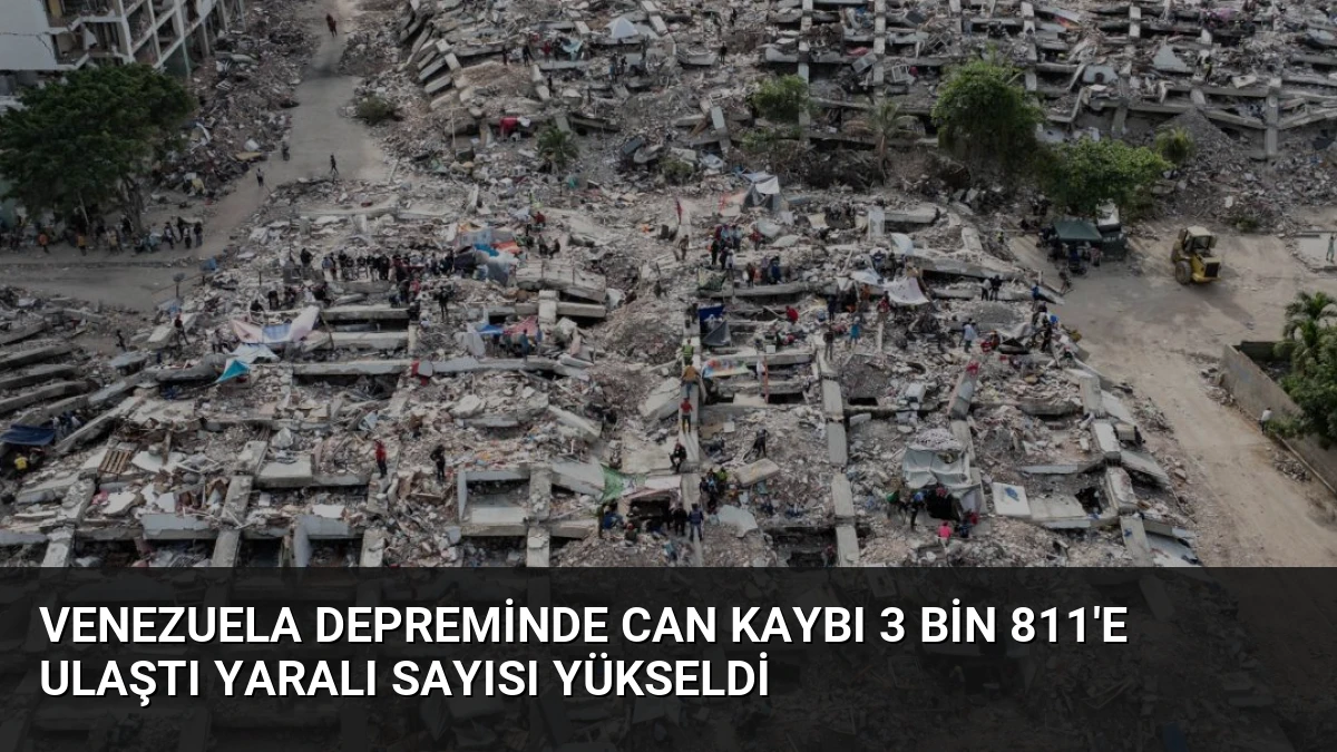 Venezuela Depreminde Can Kaybı 3 Bin 811’e Ulaştı Yaralı Sayısı Yükseldi