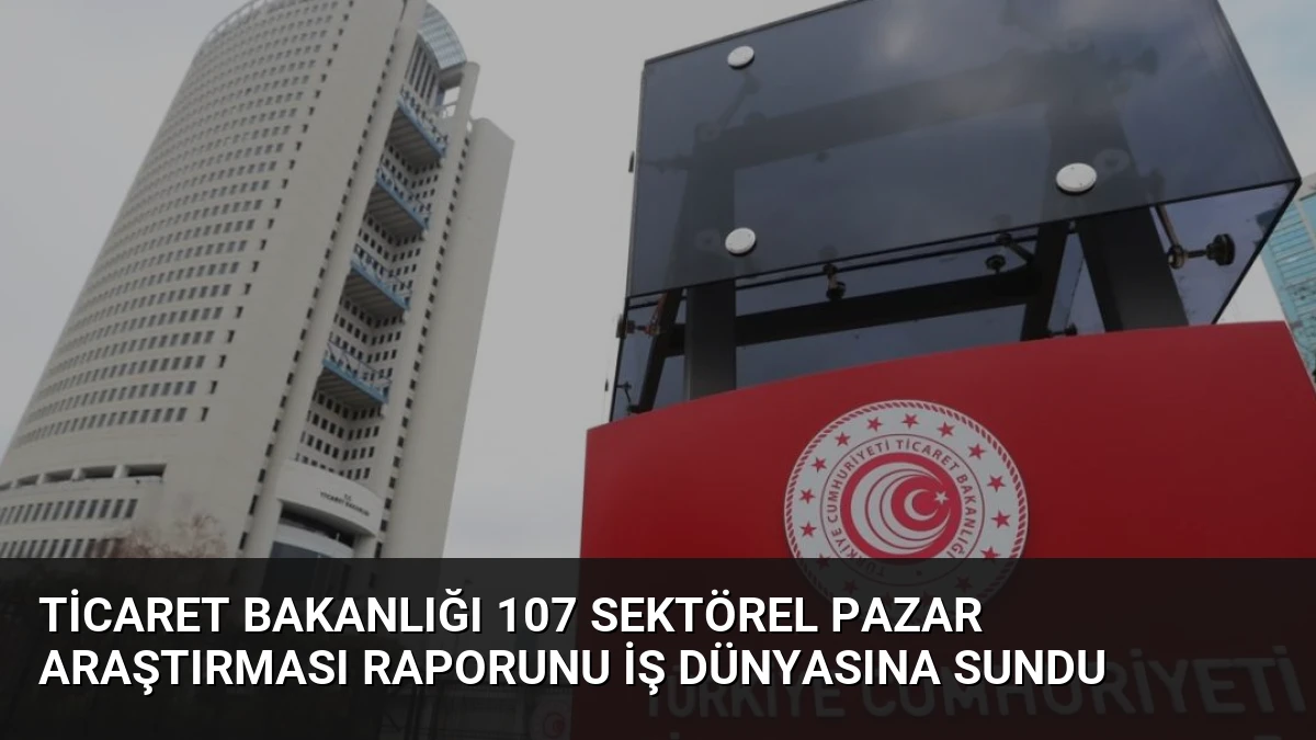 Ticaret Bakanlığı 107 Sektörel Pazar Araştırması Raporunu İş Dünyasına Sundu