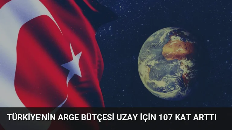 Türkiye’nin ARGE Bütçesi Uzay İçin 107 Kat Arttı