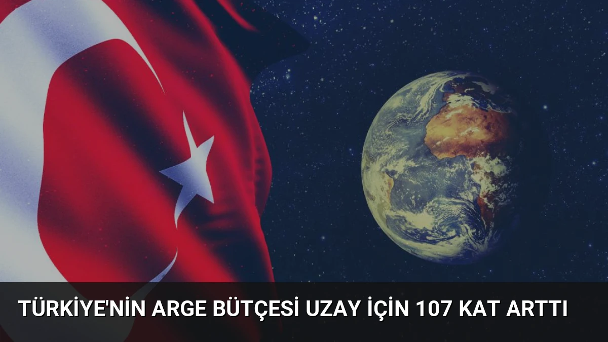 Türkiye’nin ARGE Bütçesi Uzay İçin 107 Kat Arttı