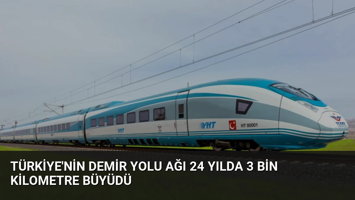 Türkiye’nin Demir Yolu Ağı 24 Yılda 3 Bin Kilometre Büyüdü