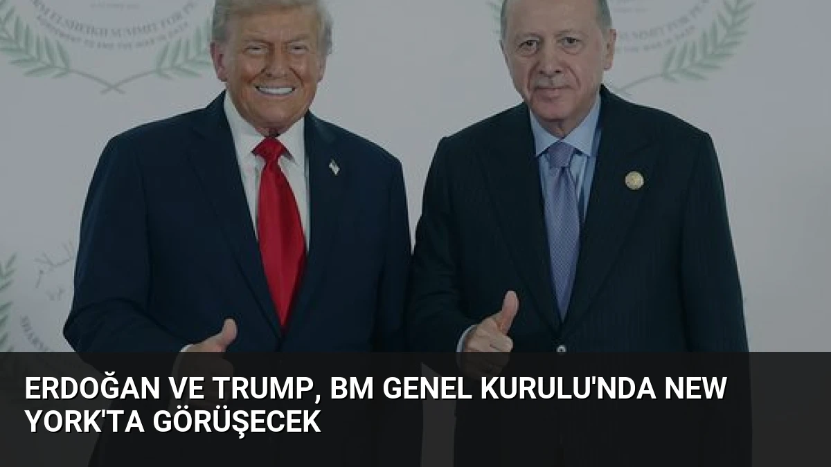 Erdoğan ve Trump, BM Genel Kurulu’nda New York’ta Görüşecek