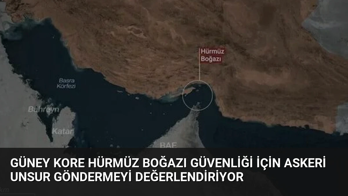 Güney Kore Hürmüz Boğazı Güvenliği İçin Askeri Unsur Göndermeyi Değerlendiriyor