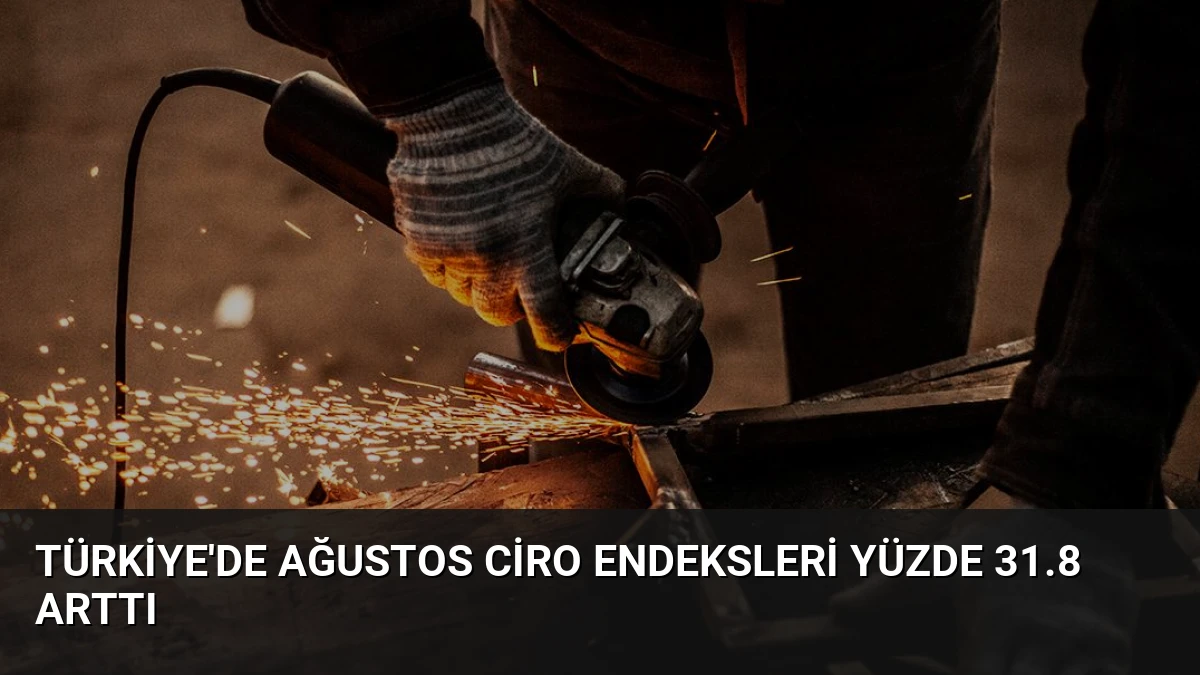Türkiye’de Ağustos Ciro Endeksleri Yüzde 31.8 Arttı